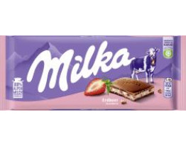 Milka Tafel Erdbeer