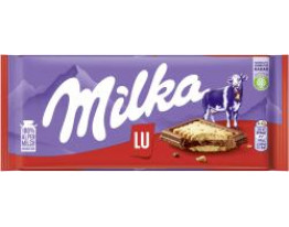 Milka Tafel Alpenmilch & LU Kekse