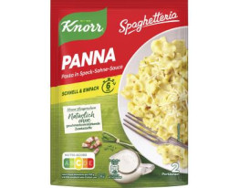 Knorr Spaghetteria Panna Pasta in Speck-Sahne-Sauce
