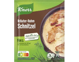 Knorr Fix Kräuter-Rahm Schnitzel