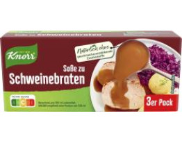 Knorr Soße zu Schweinebraten