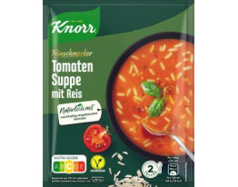 Knorr Feinschmecker Tomaten Suppe mit Reis