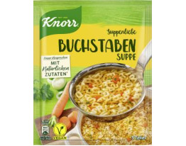 Knorr Suppenliebe Buchstaben Suppe