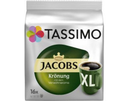 Tassimo Kapseln Jacobs Krönung XL, 16 Kaffeekapseln