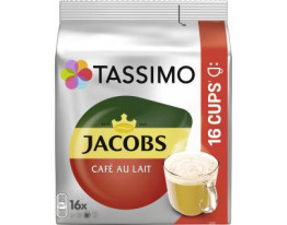 Tassimo Kapseln Jacobs Café au Lait, 16 Kaffeekapseln
