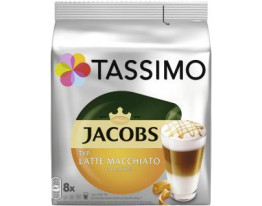 Tassimo Kapseln Jacobs Typ Latte Macchiato Caramel, 8 Kaffeekapseln