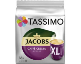 Tassimo Kapseln Jacobs Caffè Crema intenso XL, 16 Kaffeekapseln