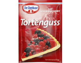 Dr. Oetker Tortenguss rot ungezuckert