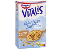 Dr. Oetker Vitalis Weniger süß Knusper Pur Müsli