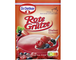 Dr. Oetker Rote Grütze Himbeer Geschmack