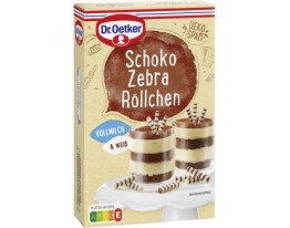 Dr. Oetker Schoko Zebra Röllchen Vollmilch & Weiß