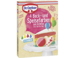Dr. Oetker 4 Back & Speisefarben