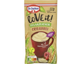 Dr. Oetker loVE it! Pflanzlicher Grießbrei