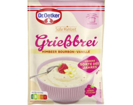 Dr. Oetker Süße Mahlzeit Grießbrei Himbeer Bourbon-Vanille Sorte des Jahres
