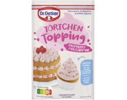 Dr. Oetker Törtchen Topping Raspberry Mascarpone