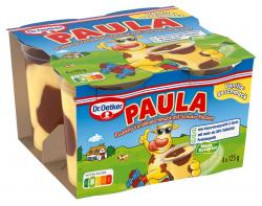 Dr. Oetker Paula Pudding Vanillegeschmack mit Schoko-Flecken