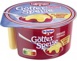 Dr. Oetker Götterspeise Himbeer & Vanillesauce