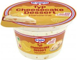 Dr. Oetker Typ Cheesecake Dessert Mandarine