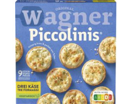 Original Wagner Pizza Steinofen Piccolinis Drei-Käse
