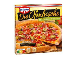 Dr. Oetker Die Ofenfrische Pizza Salami-Jalapeno