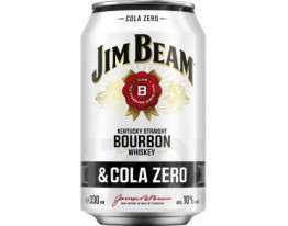 Jim Beam Bourbon Whiskey & Cola Zero (Einweg)