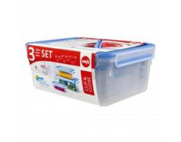 Emsa Clip & Close Frischhaltedose 3er-Set