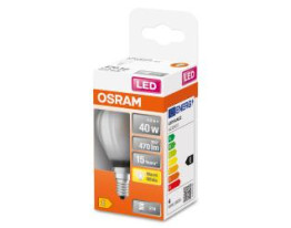 Osram LED Star Classic P40 Retrofit 4W E14 matt warmweiß