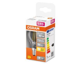 Osram LED Star Classic P40 Retrofit 4W E14 klar warmweiß