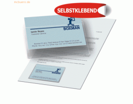 3L Visitenkartentaschen 105x60mm selbstklebend VE=100 Stück