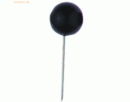 10 x Alco Landkartennadeln 8mm VE=20 Stück schwarz
