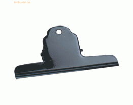 Alco Briefklemmer 75mm schwarz VE=10 Stück