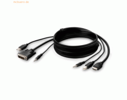Belkin LinkSys DVI to HDMI/USB/AUD CBL, DVI/HDMI MM; USB A/B, 10'