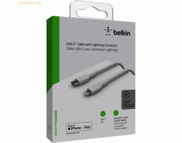 Belkin Belkin Lightning/USB-C Kabel ummantelt mfi 2m weiß