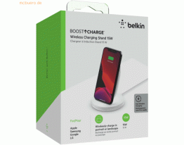 Belkin Belkin 15W Wireless Charging Stand inkl. Netzteil, weiß