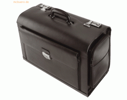 Alassio Pilotenkoffer Verona Leder schwarz