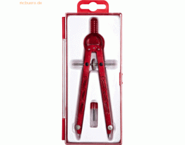 10 x Alco Geometriezirkel 165mm rot