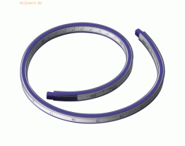 Alco Kurvenlineal 40 cm blau