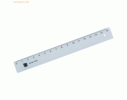 10 x Alco Lineal Kunststoff 16cm transparent