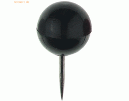 10 x Alco Landkartennadeln 10mm VE=20 Stück schwarz