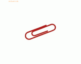 Alco Briefklammern 32mm kunststoffüberzogen VE=1000 Stück rot