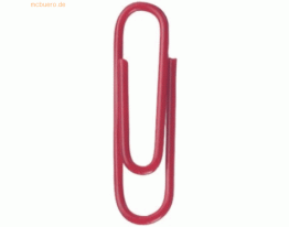 10 x Alco Briefklammern 26mm kunststoffüberzogen rot VE=100 Stück