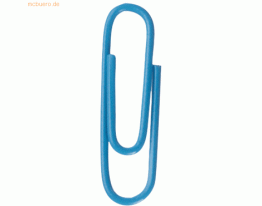 10 x Alco Briefklammern 26mm kunststoffüberzogen blau VE=100 Stück