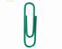 10 x Alco Briefklammer Metall kunststoffüberzogen 26mm dunkelgrün VE=1