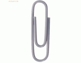10 x Alco Briefklammer Metall kunststoffüberzogen 26mm grau VE=100 Stü