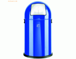 Alco Abfallsammler mit Push-Klappe 20 Liter blau
