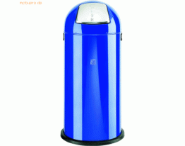 Alco Abfallsammler mit Push-Klappe 52 Liter blau