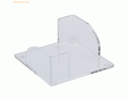 Alco Zettelbox Acryl gefüllt 100x100x43mm glasklar