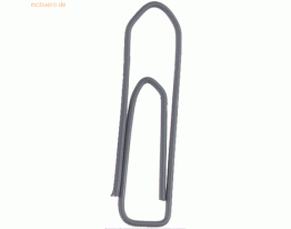 Alco Briefklammer Metall lackiert 26mm grau VE=100 Stück