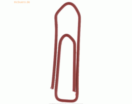 Alco Briefklammer Metall lackiert 26mm rot VE=500 Stück