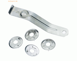 10 x Alco Dreizackstift Metall 12mm vernickelt VE=100 Stück